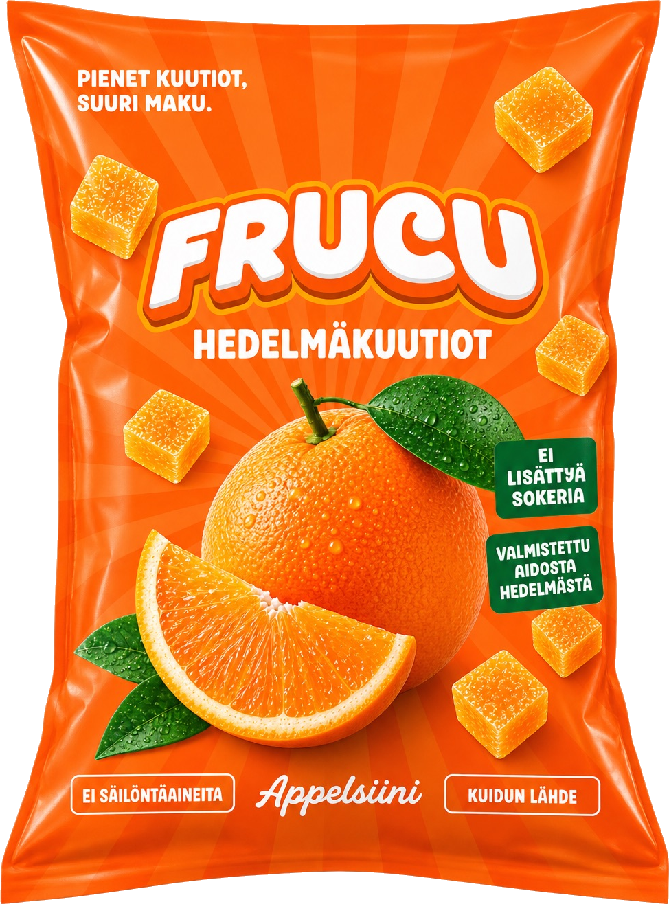 FRUCU Appelsiini hedelmäkuutiot